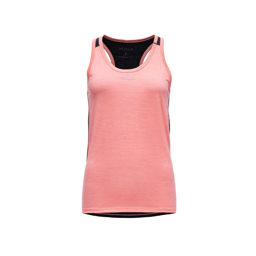 RUNNING MERINO 130 SINGLET WOMAN APRICOT