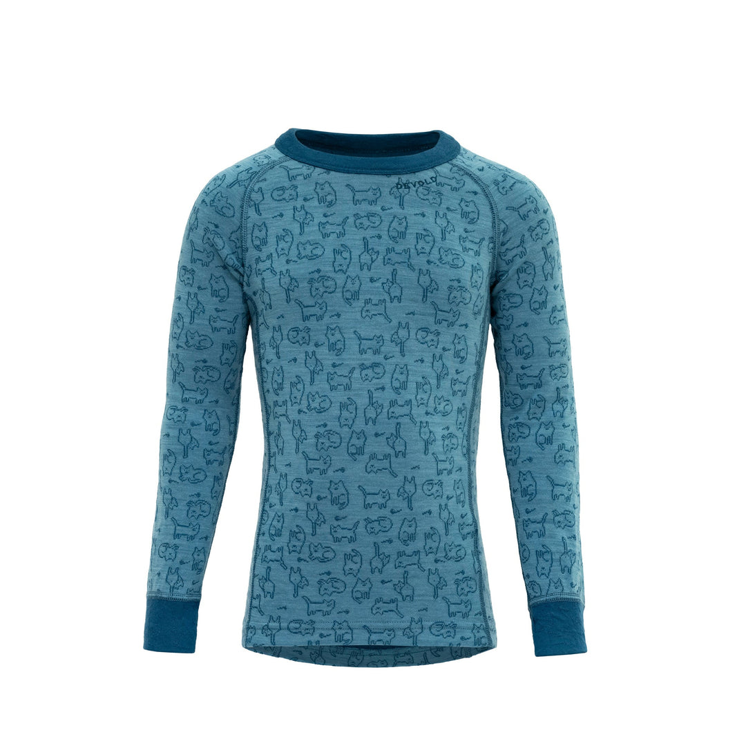 DUO ACTIVE SHIRT MOON KID - Devold New Zealand