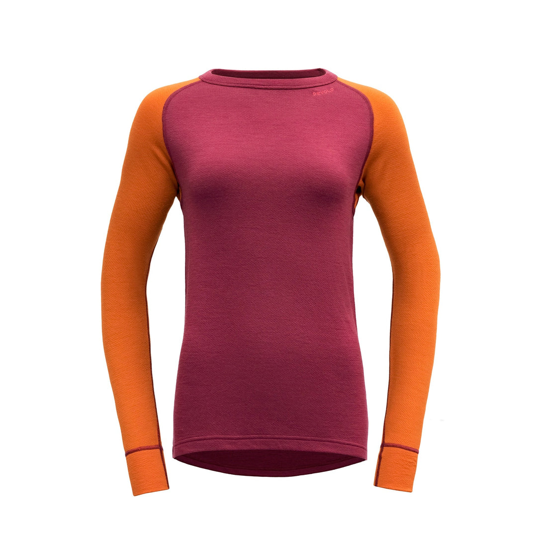 EXPEDITION MERINO 235 SHIRT WOMAN BEETROOT/FLAME - Devold New Zealand
