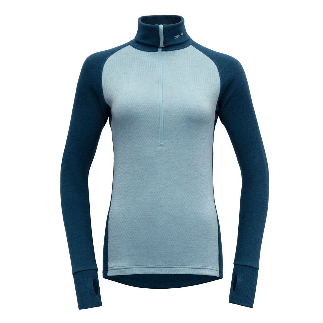 EXPEDITION WOMAN ZIP NECK FLOOD/CAMEO - Devold New Zealand