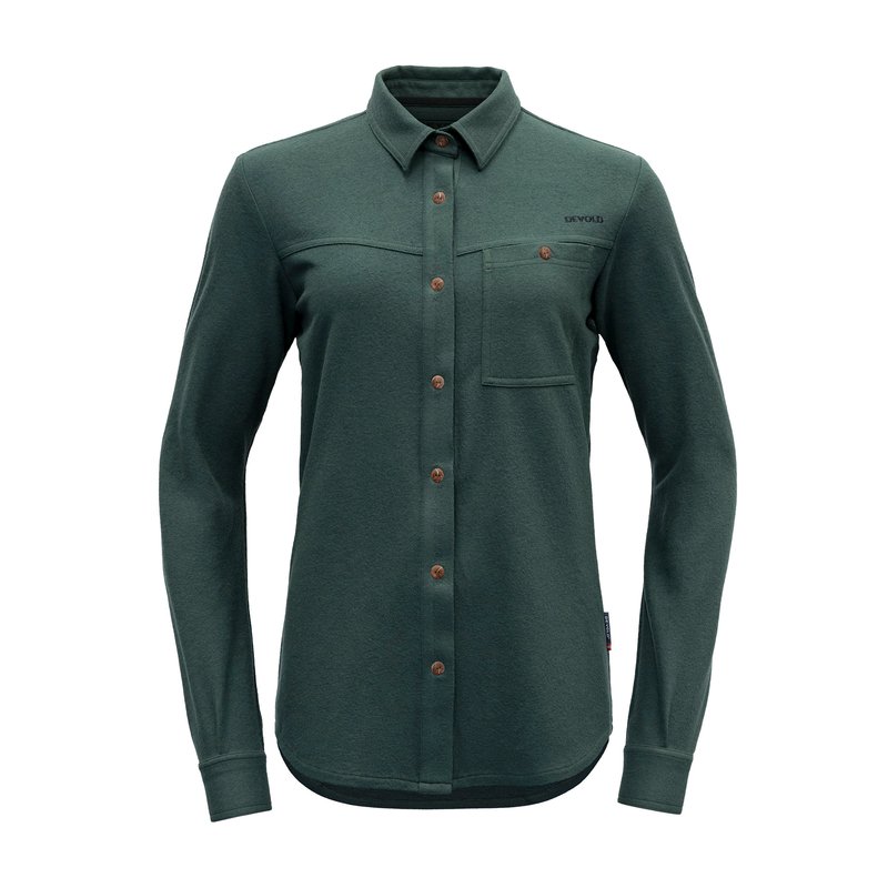 KEIPEN MERION BUTTON SHIRT WMN WOODS - Devold New Zealand