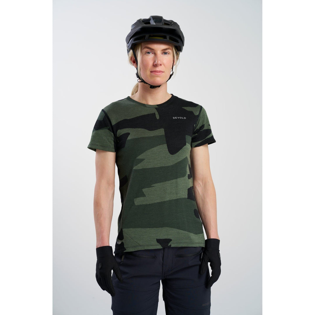 KLoVSTIEN MERINO TEE WOMAN FOREST - Devold New Zealand