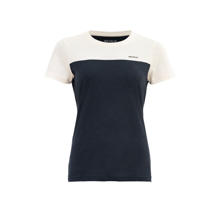 NORANG MERINO 150 TEE WMN WHITE/INK - Devold New Zealand