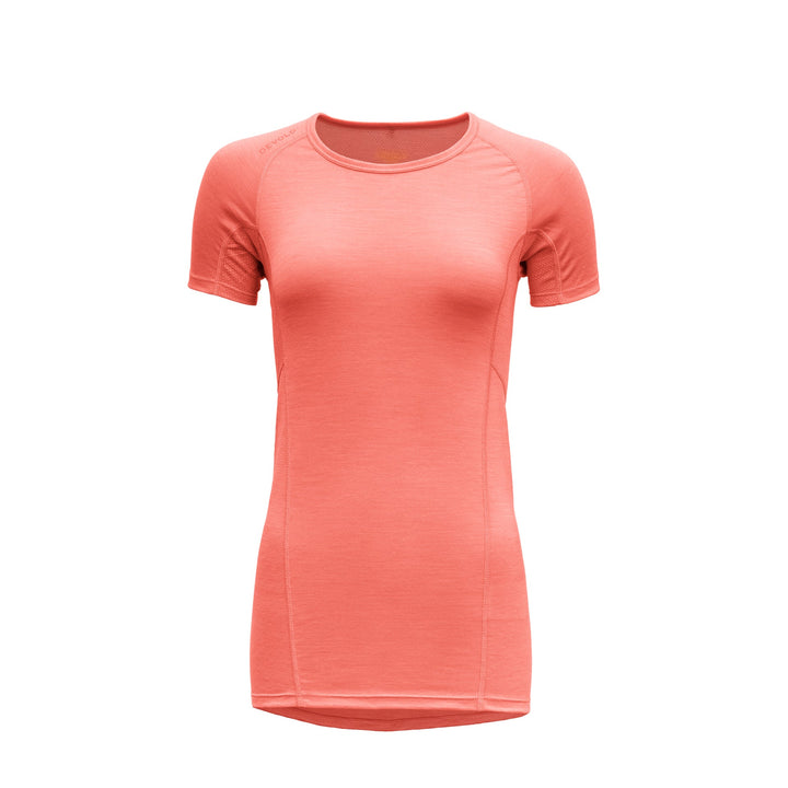 RUNNING WOMAN T-SHIRT CORAL - Devold New Zealand