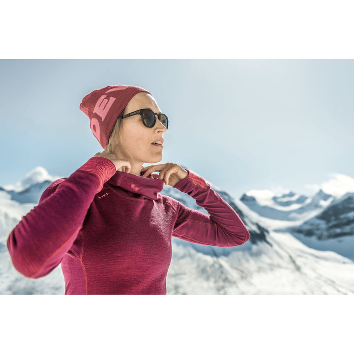 TUVEGGA MERINO HOODIE WMN POPPY - Devold New Zealand