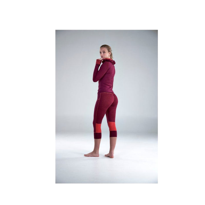 TUVEGGA MERINO HOODIE WMN POPPY - Devold New Zealand