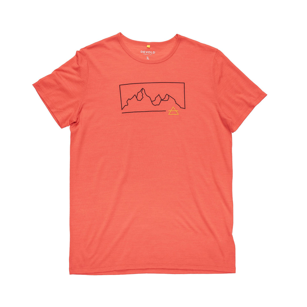 ACTIVE OUTLINE T SHIRT MAN - Devold New Zealand