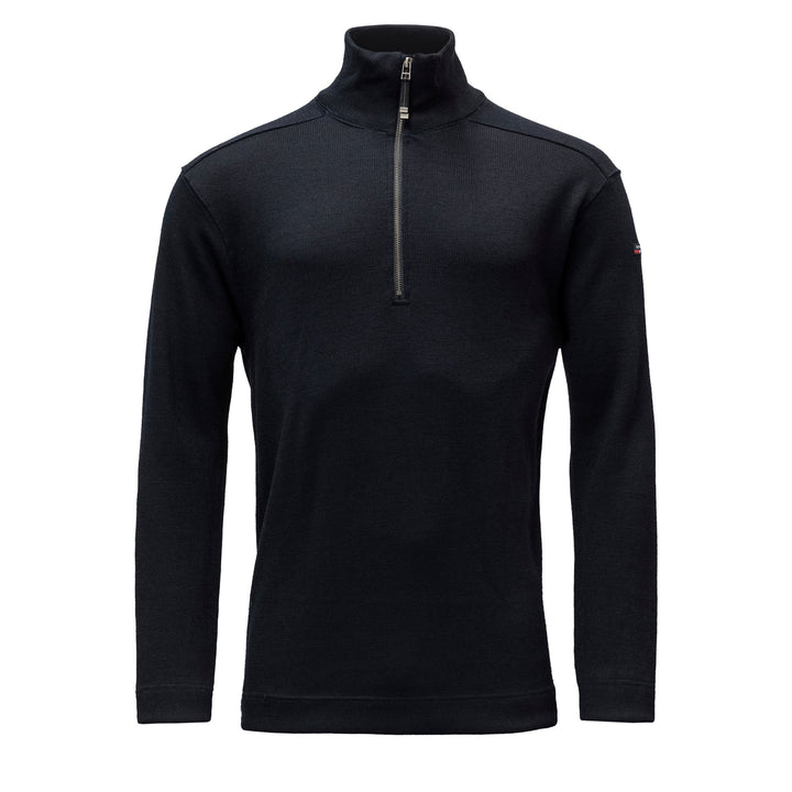 BLAATRØIE SWEATER ZIP NECK DEEP MARINE - Devold New Zealand