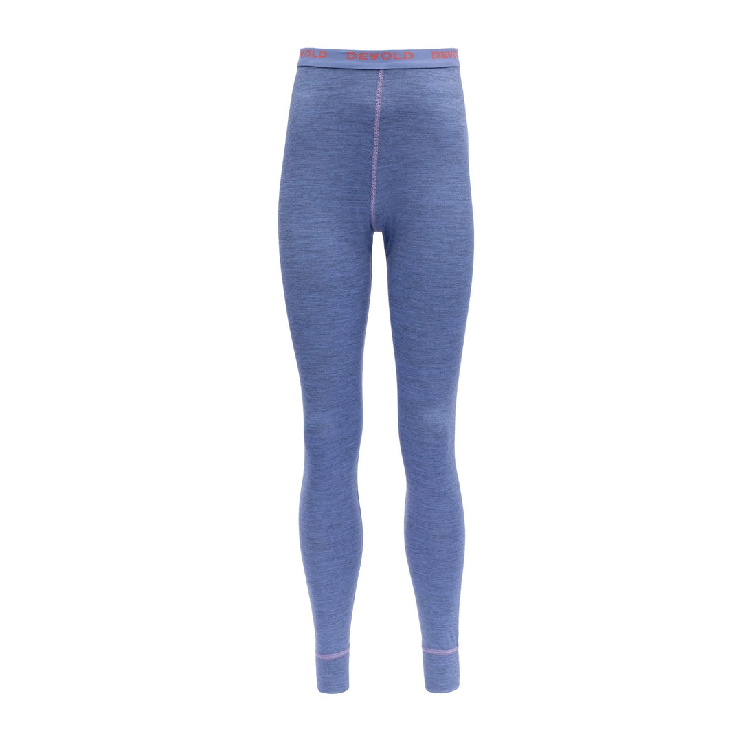 BREEZE JUNIOR LONG JOHNS BLUEBELL MELANGE - Devold New Zealand