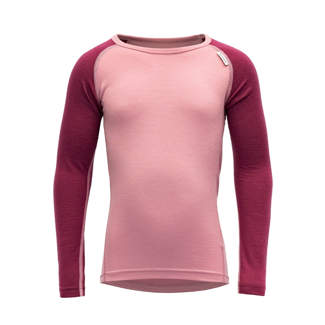 BREEZE KID SHIRT FOXGLOVE - Devold New Zealand