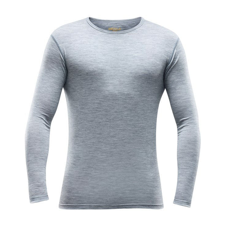 BREEZE MAN SHIRT GREY MELANGE - Devold New Zealand