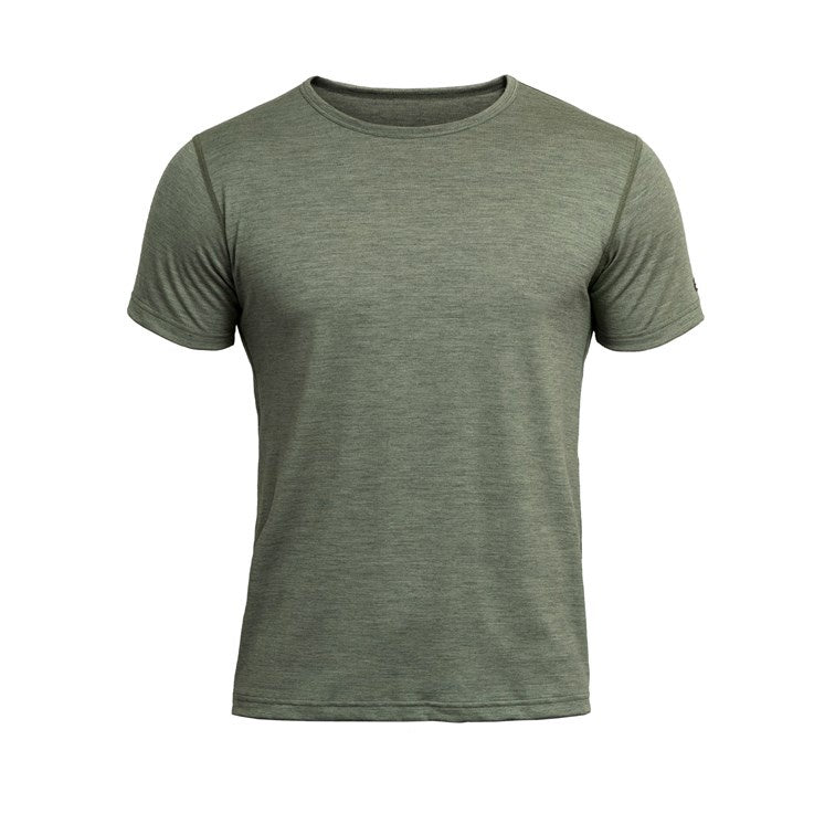 BREEZE MERINO MAN T-SHIRT 'LICHEN MELANGE' - Devold New Zealand