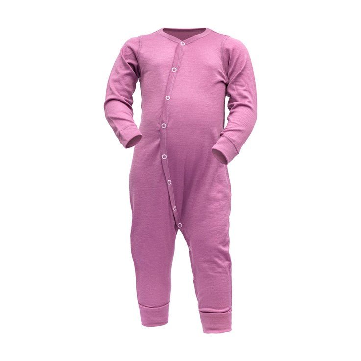 BREEZE MERINO SLEEPSUIT BABY IRIS - Devold New Zealand