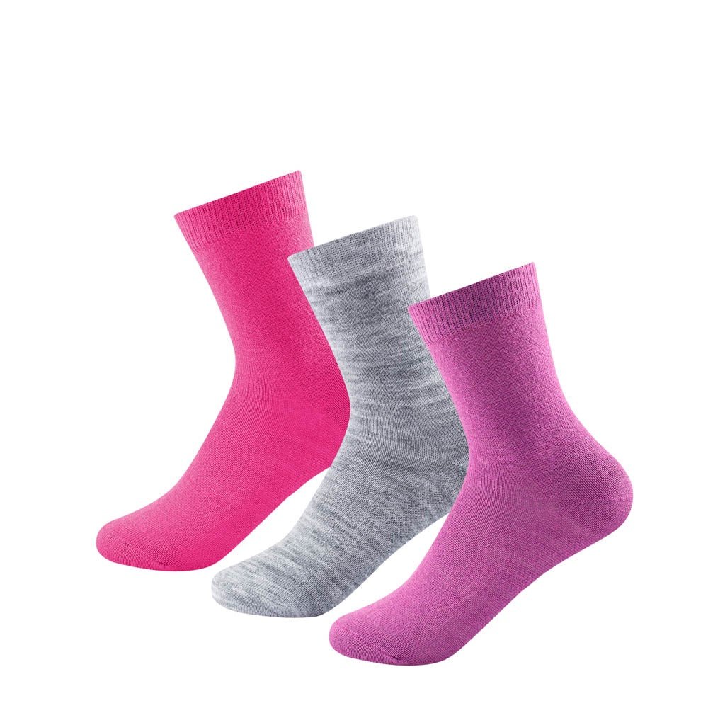 DAILY LIGHT KID SOCK 3PK GIRL MIX - Devold New Zealand