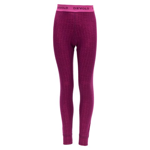 DUO ACTIVE LONG JOHNS PLUM JUNIOR - Devold New Zealand