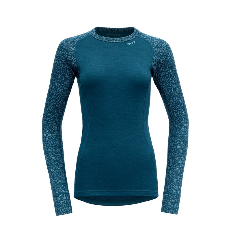 DUO ACTIVE MERINO 205 SHIRT WOMAN FLOOD - Devold New Zealand