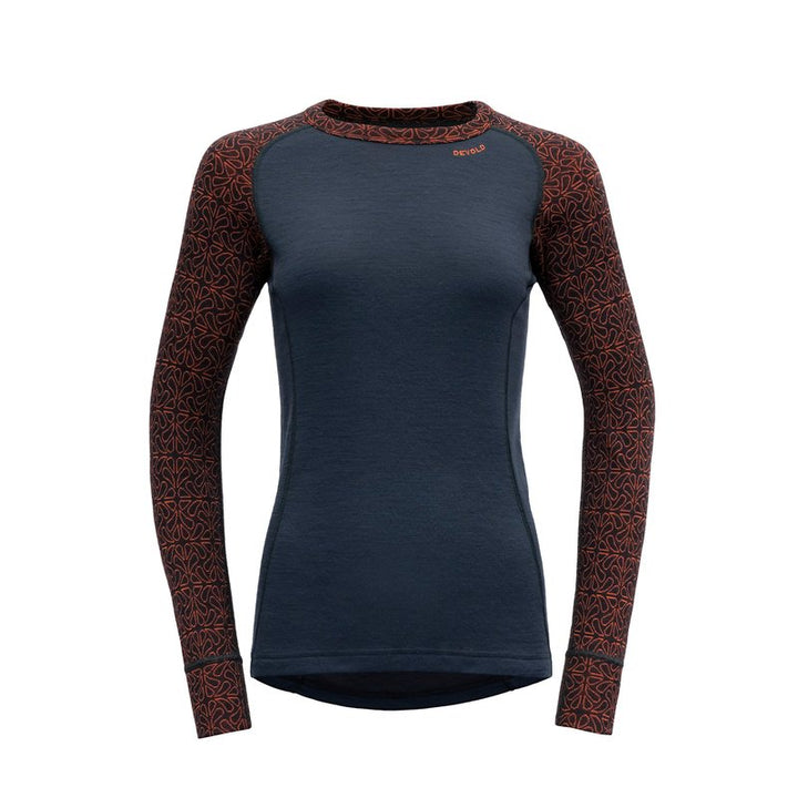 DUO ACTIVE MERINO 205 SHIRT WOMAN INK - Devold New Zealand
