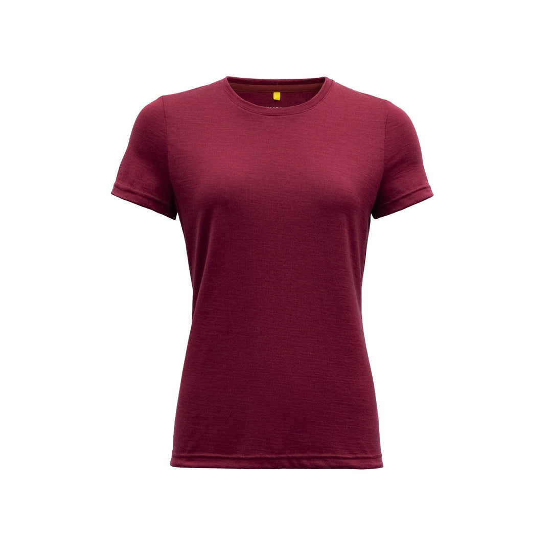 EIKA MERINO 150 TEE WOMAN BEETROOT - Devold New Zealand