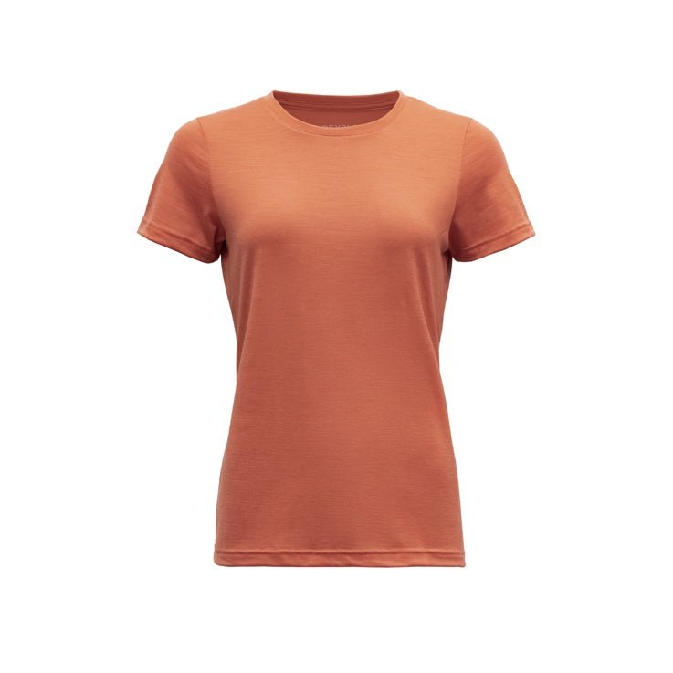 EIKA MERINO 150 TEE WOMAN 'CORAL' - Devold New Zealand