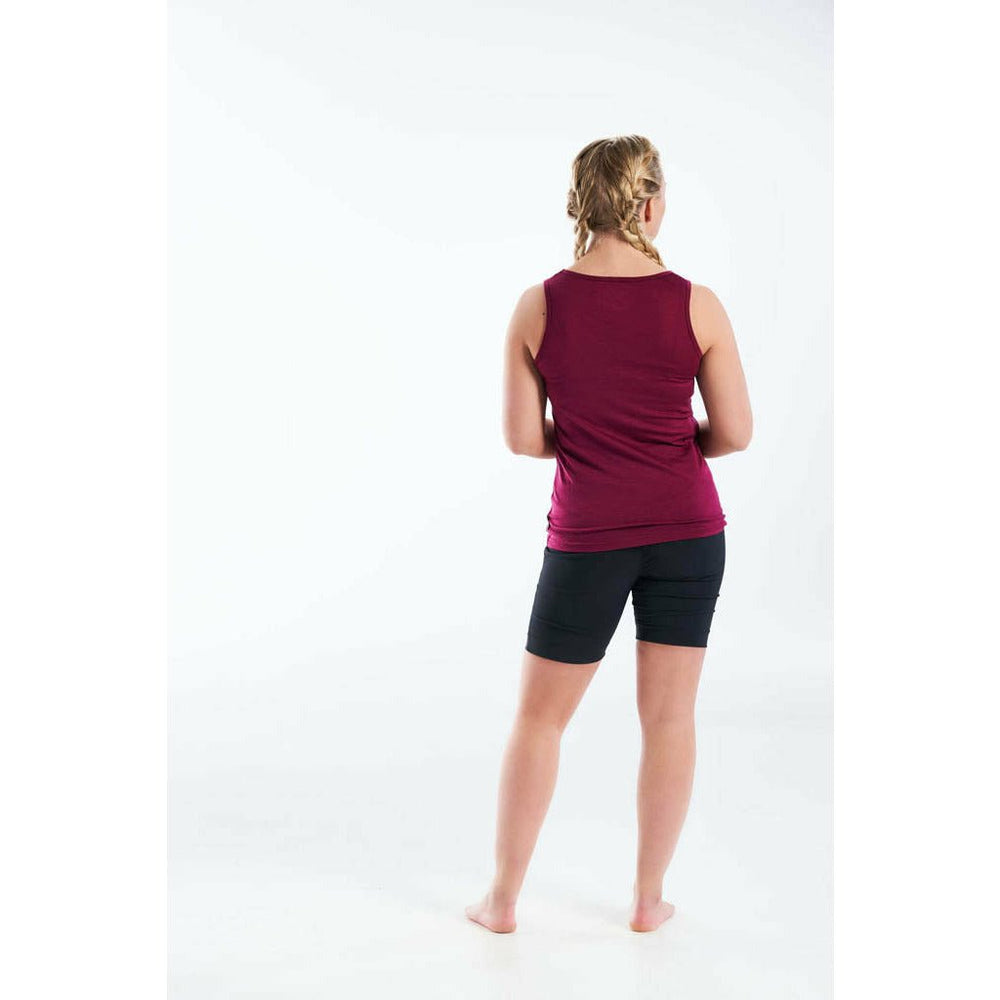 EIKA WOMAN SINGLET 'BEETROOT' - Devold New Zealand