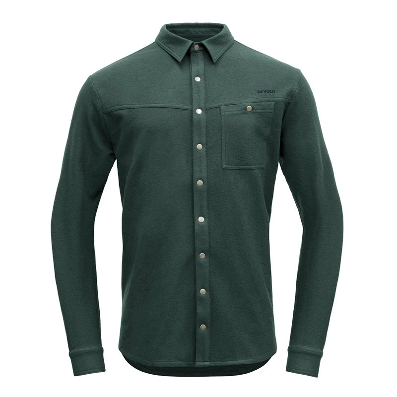 KEIPEN MERINO BUTTON SHIRT MAN WOODS - Devold New Zealand