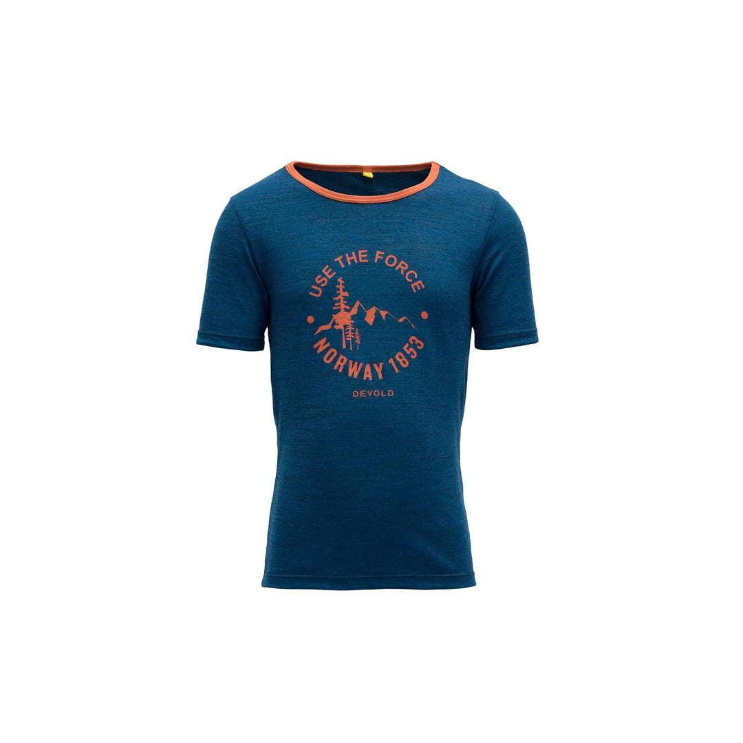 Kids' Force Merino T-Shirt - Devold New Zealand
