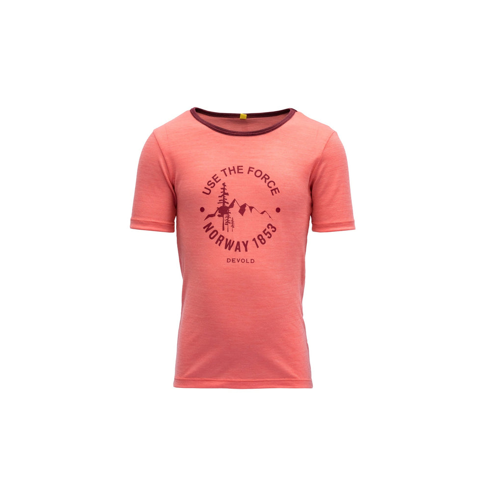 Kids' Force Merino T-Shirt - Devold New Zealand
