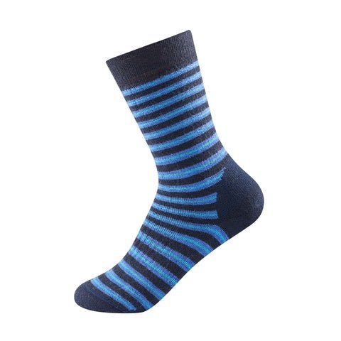 KIDS MULTI HEAVY SOCK BLUE - Devold New Zealand