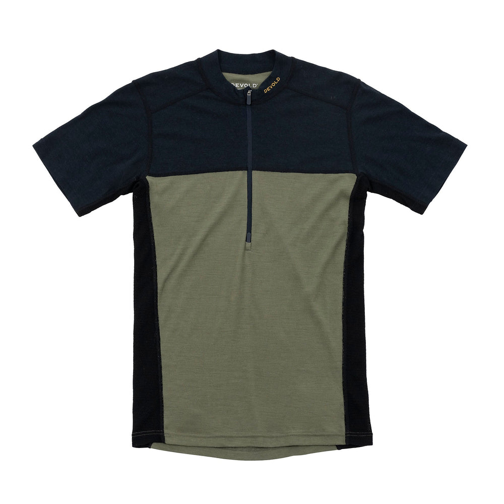 Men's Lauparen Merino 190 Zip Tee - Devold New Zealand