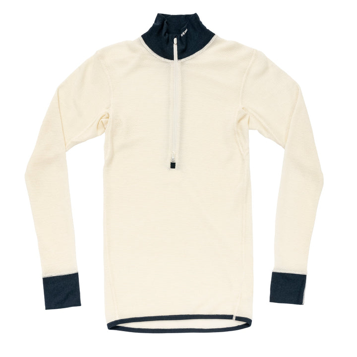Men's Wool Mesh Merino 190 Zip Neck - Devold New Zealand