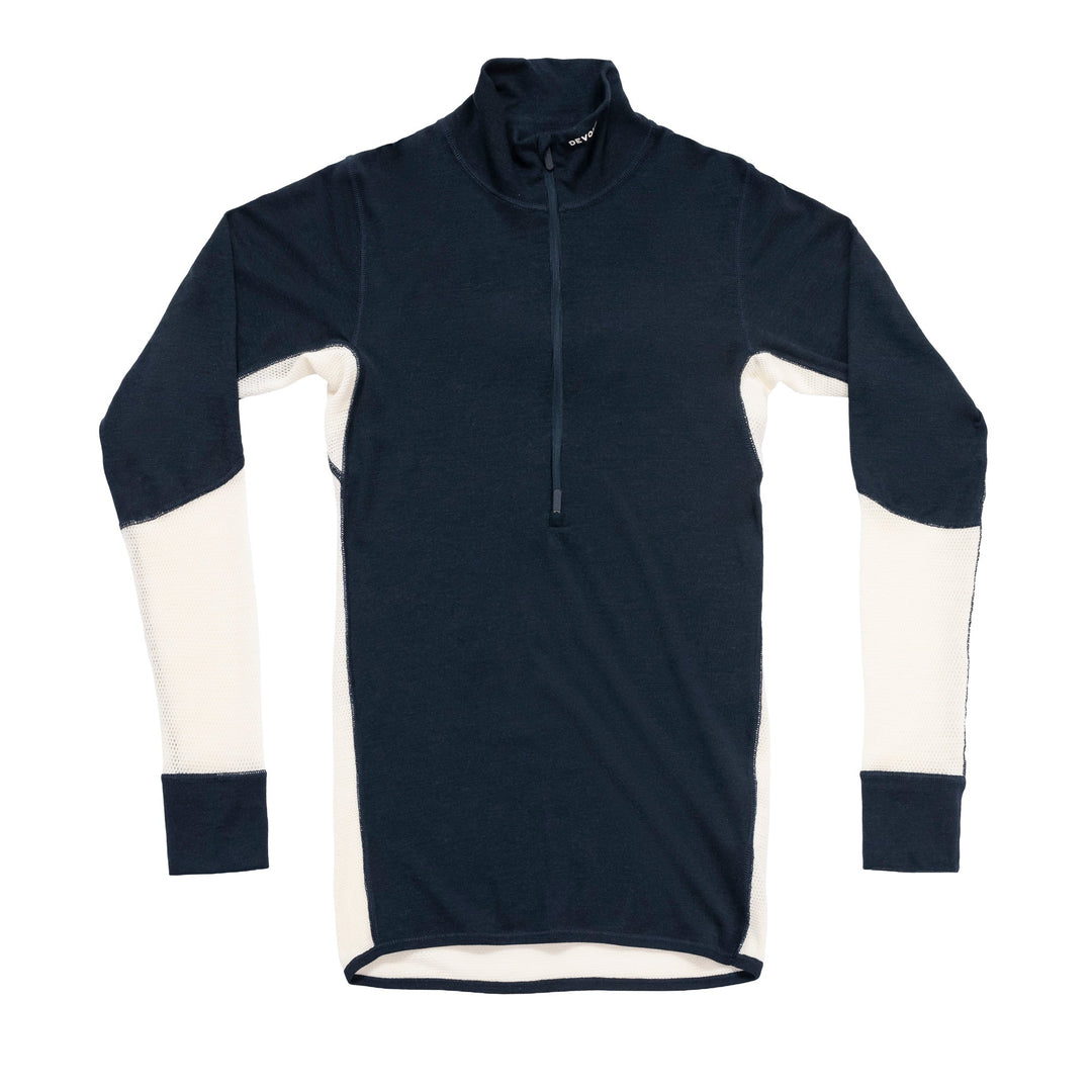Men's Wool Mesh Merino 190 Zip Neck - Devold New Zealand