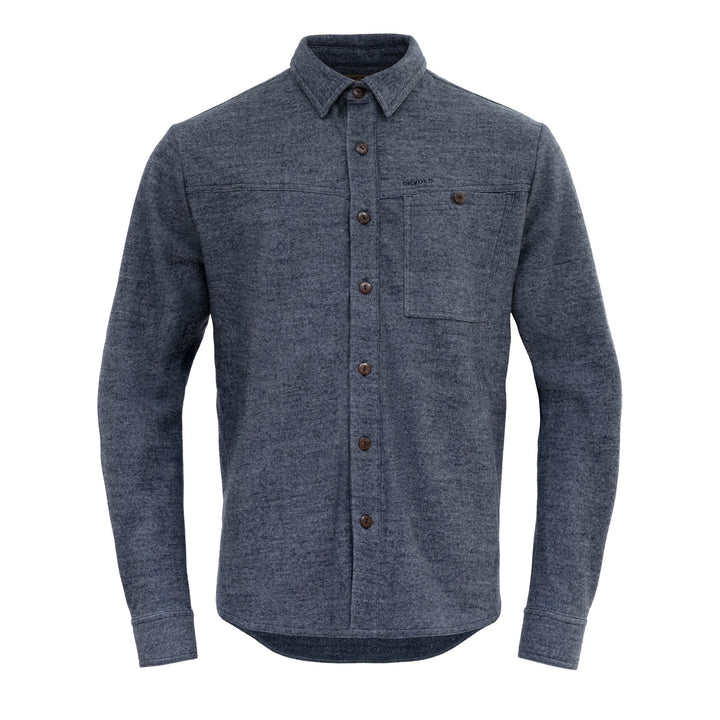 MERINO OVERSHIRT INK MELANGE - Devold New Zealand