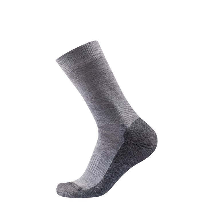 MULTI MEDIUM UNISEX SOCK GREY MELANGE - Devold New Zealand