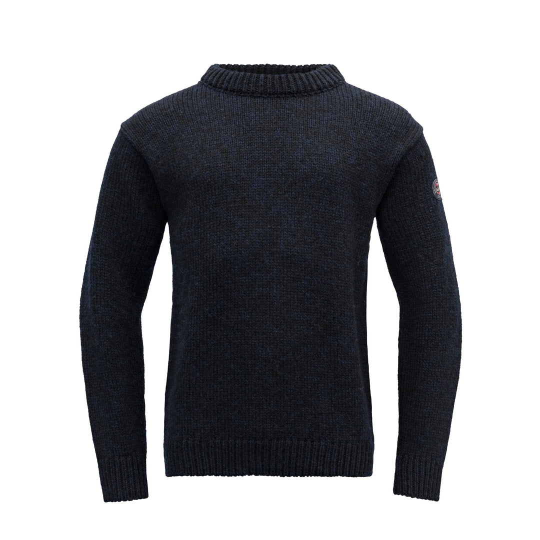 NANSEN SWEATER CREW NECK NAVY - Devold New Zealand