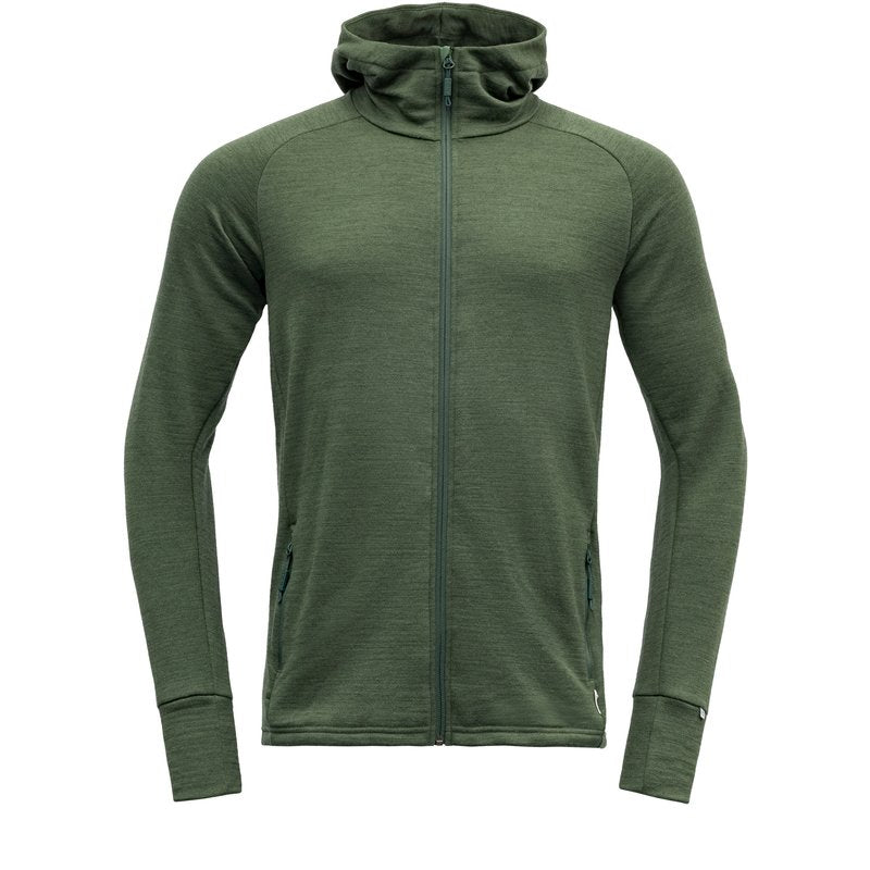 NIBBA MAN JACKET W/ HOOD FOREST - Devold New Zealand