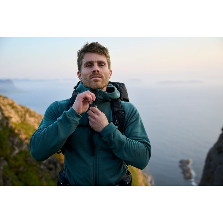 NIBBA MERINO JKT HOOD MAN WOODS - Devold New Zealand