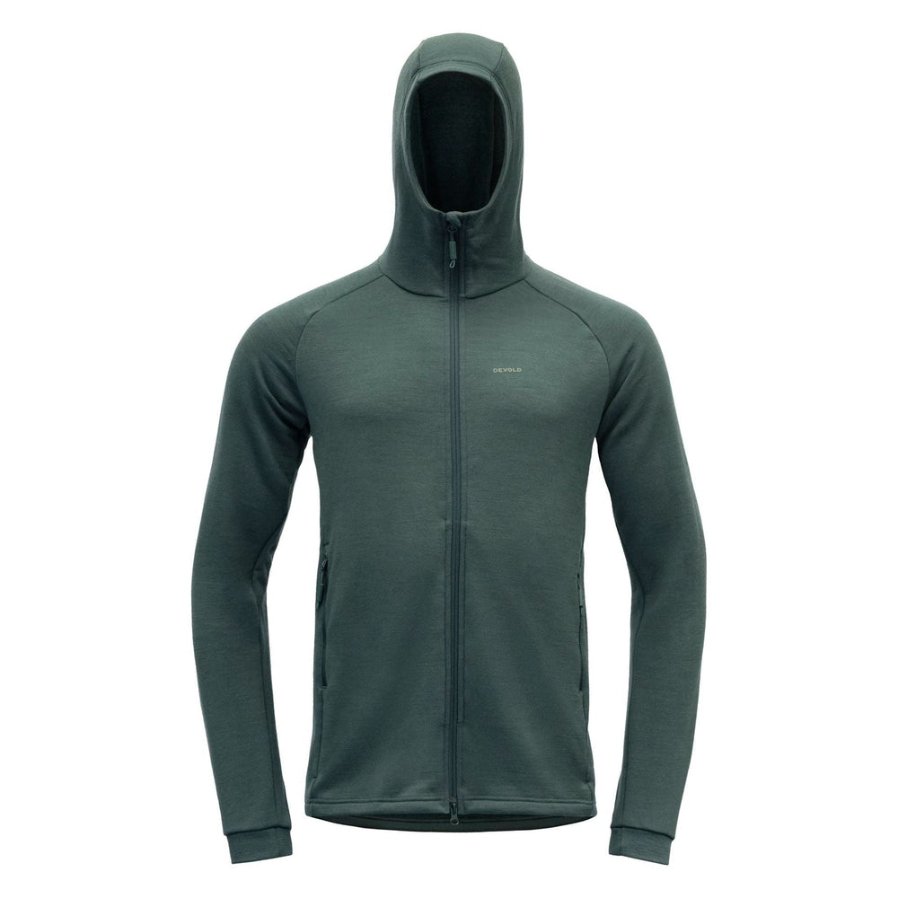 NIBBA MERINO JKT HOOD MAN WOODS - Devold New Zealand