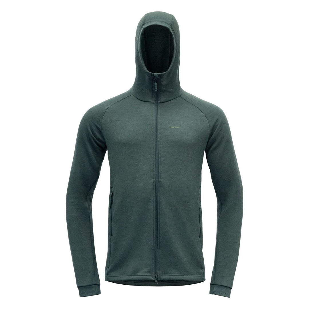 NIBBA MERINO JKT HOOD MAN WOODS - Devold New Zealand