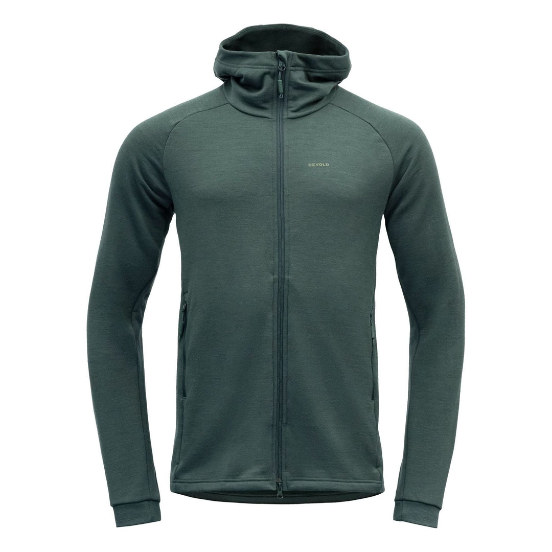 NIBBA MERINO JKT HOOD MAN WOODS - Devold New Zealand