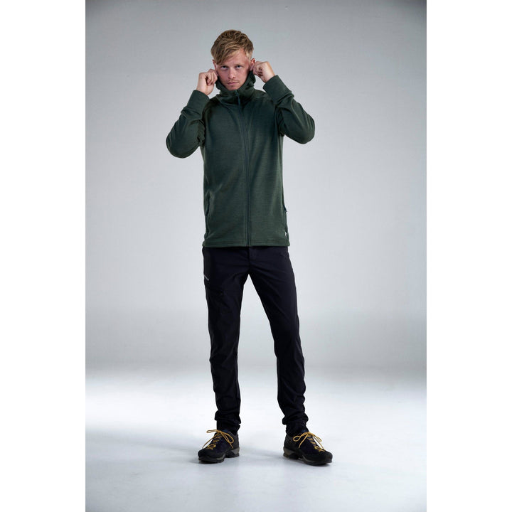 NIBBA MERINO JKT HOOD MAN WOODS - Devold New Zealand