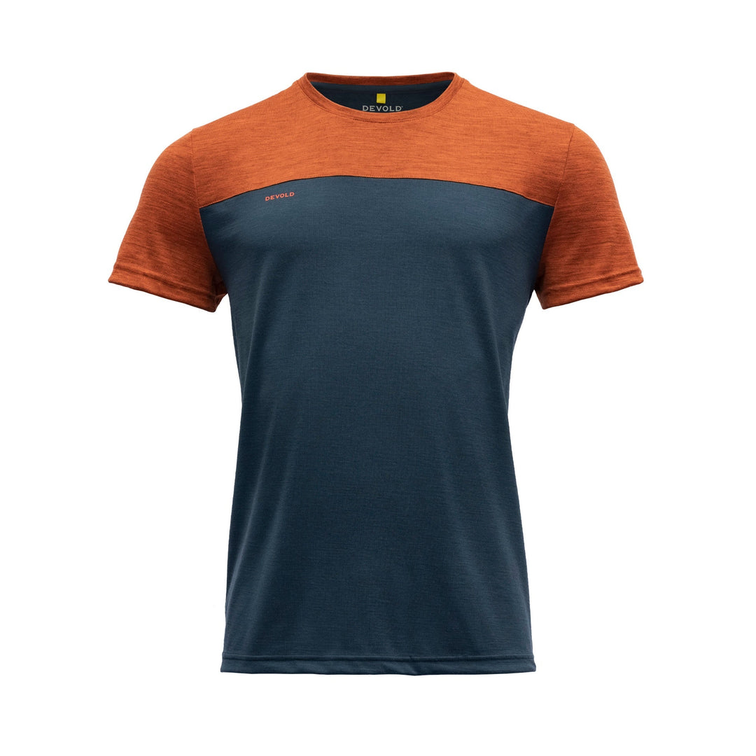 NORANG MERINO 150 TEE MAN LICHEN/NIGHT - Devold New Zealand