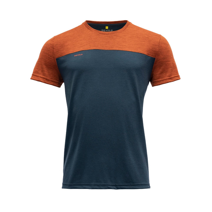 NORANG MERINO 150 TEE MAN LICHEN/NIGHT - Devold New Zealand