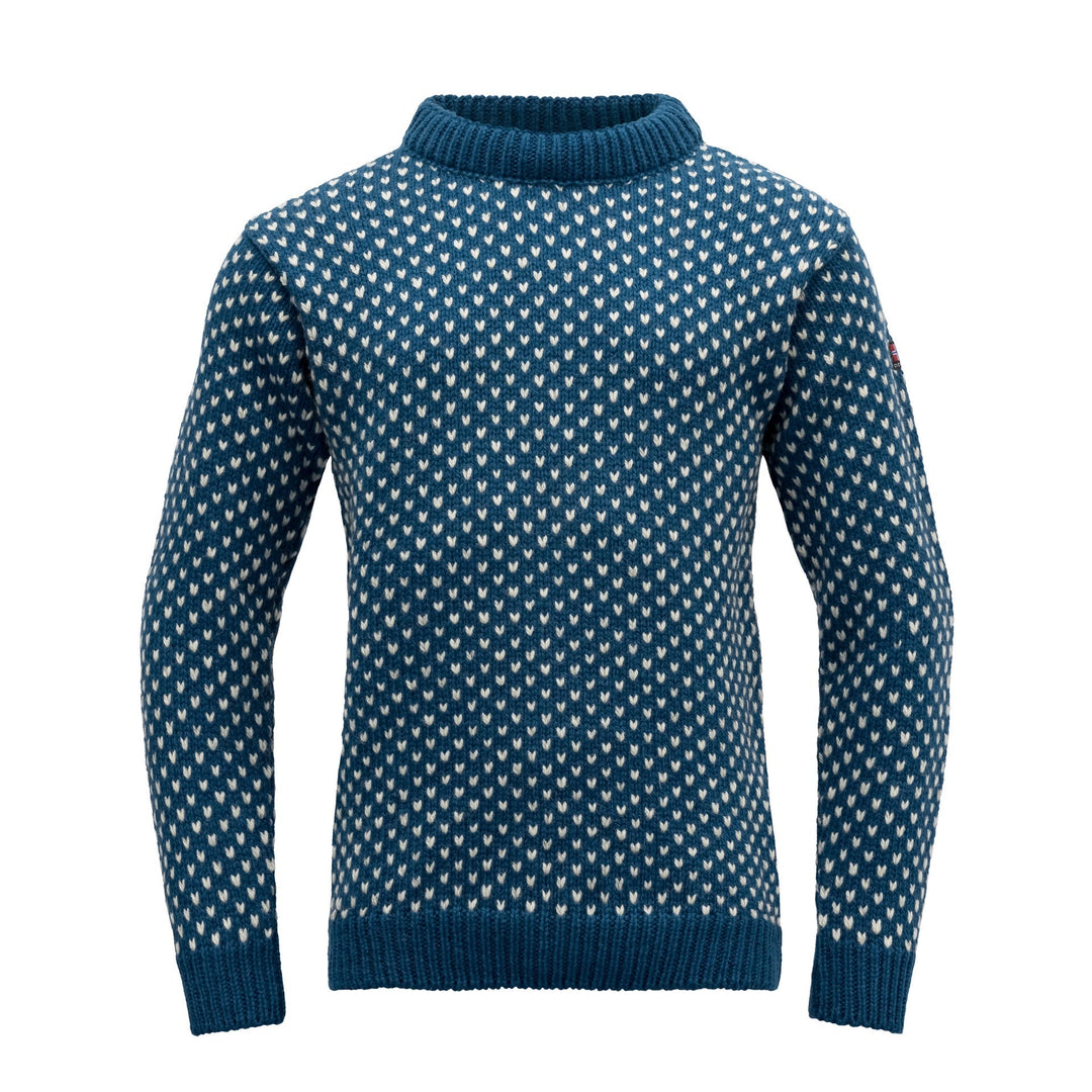 NORDSJO WOOL SWEATER FLOOD - Devold New Zealand