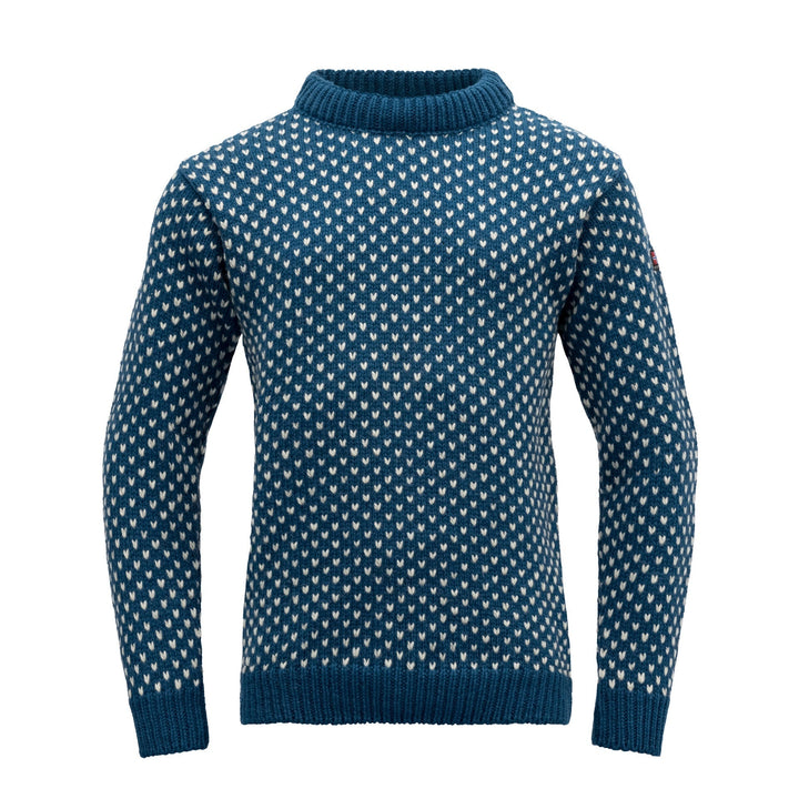 NORDSJO WOOL SWEATER FLOOD - Devold New Zealand