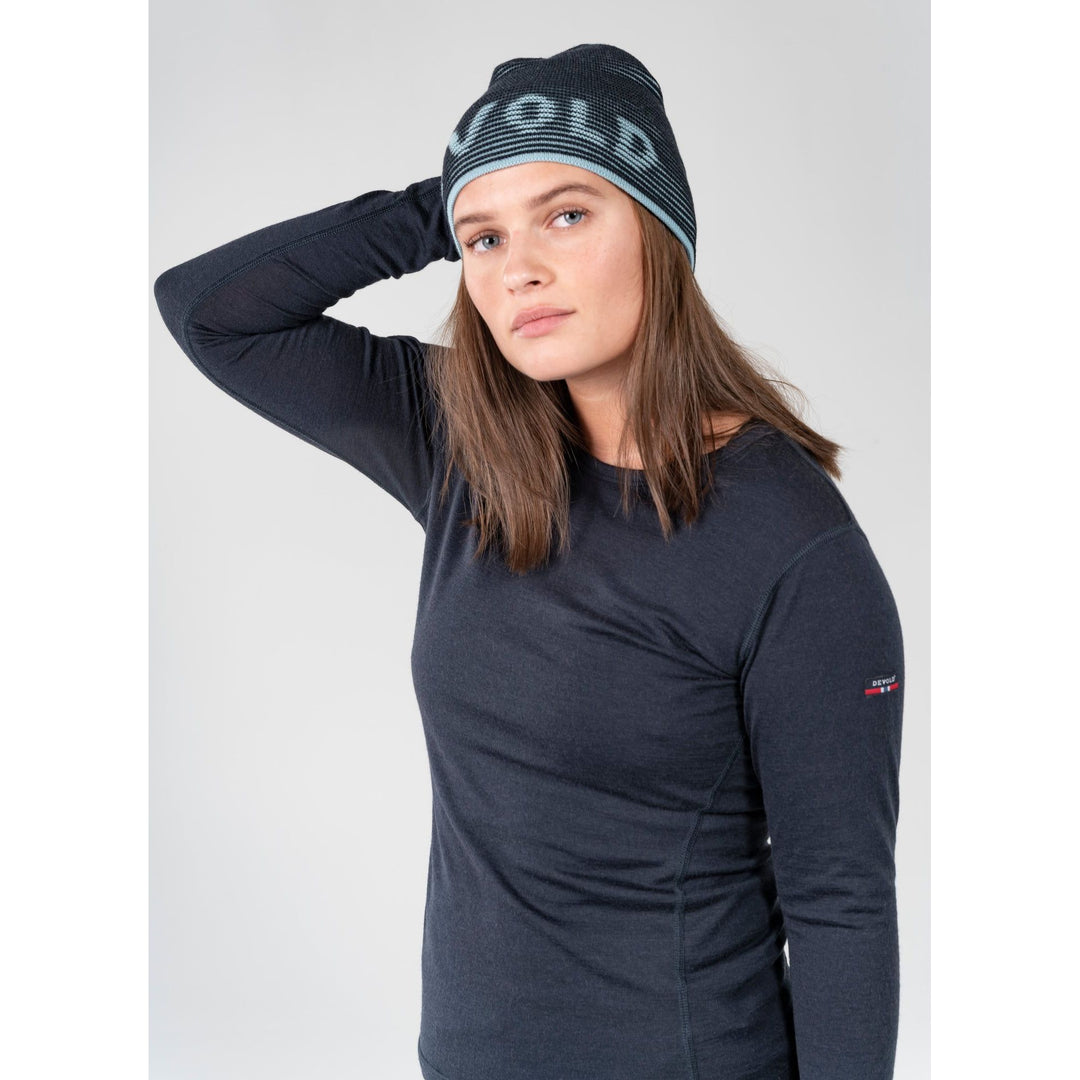 Rib Logo Merino Beanie - Devold New Zealand