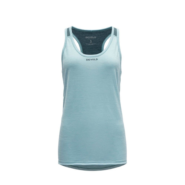RUNNING MERINO 130 RACERBACK WOMAN CAMEO - Devold New Zealand