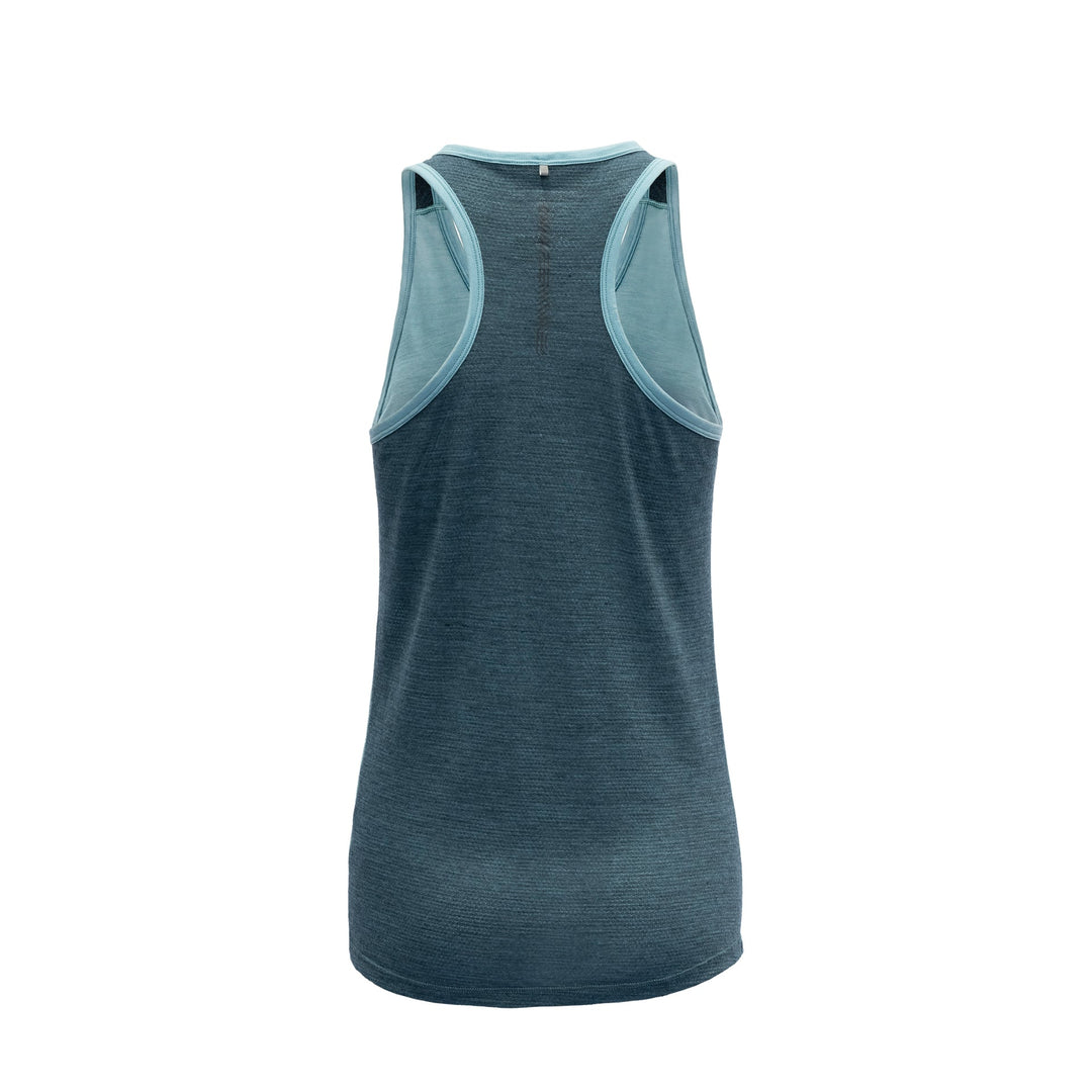 RUNNING MERINO 130 RACERBACK WOMAN CAMEO - Devold New Zealand