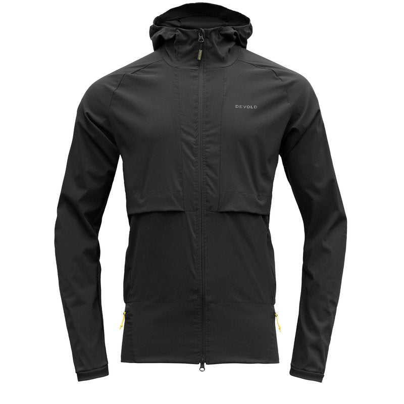 RUNNING MERINO JACKET MAN CAVIAR - Devold New Zealand