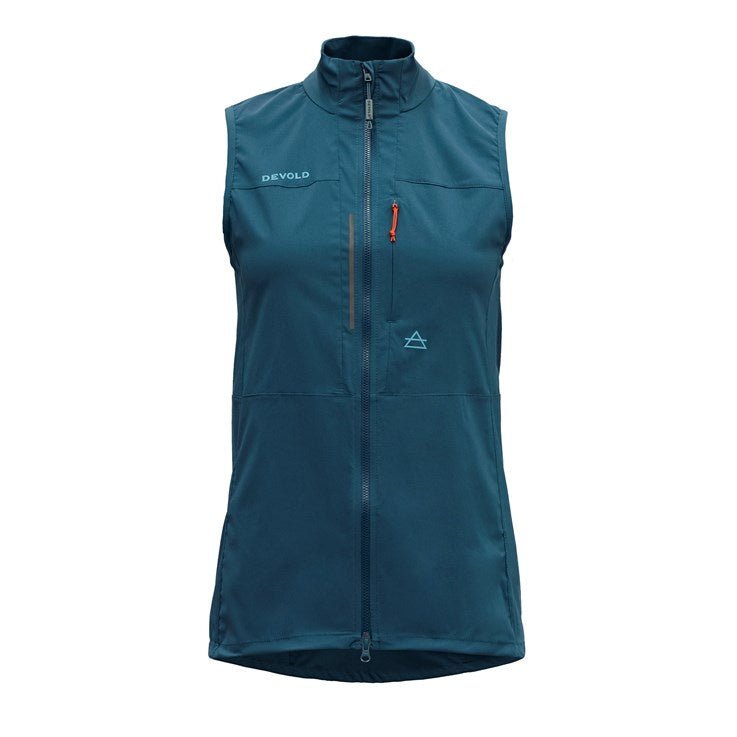 RUNNING MERINO VEST WOMAN FLOOD - Devold New Zealand