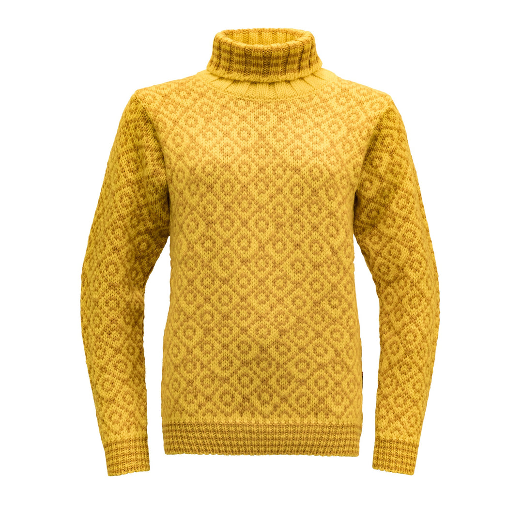 SVALBARD SWEATER HIGH NECK CYBER/ARROWWOOD - Devold New Zealand